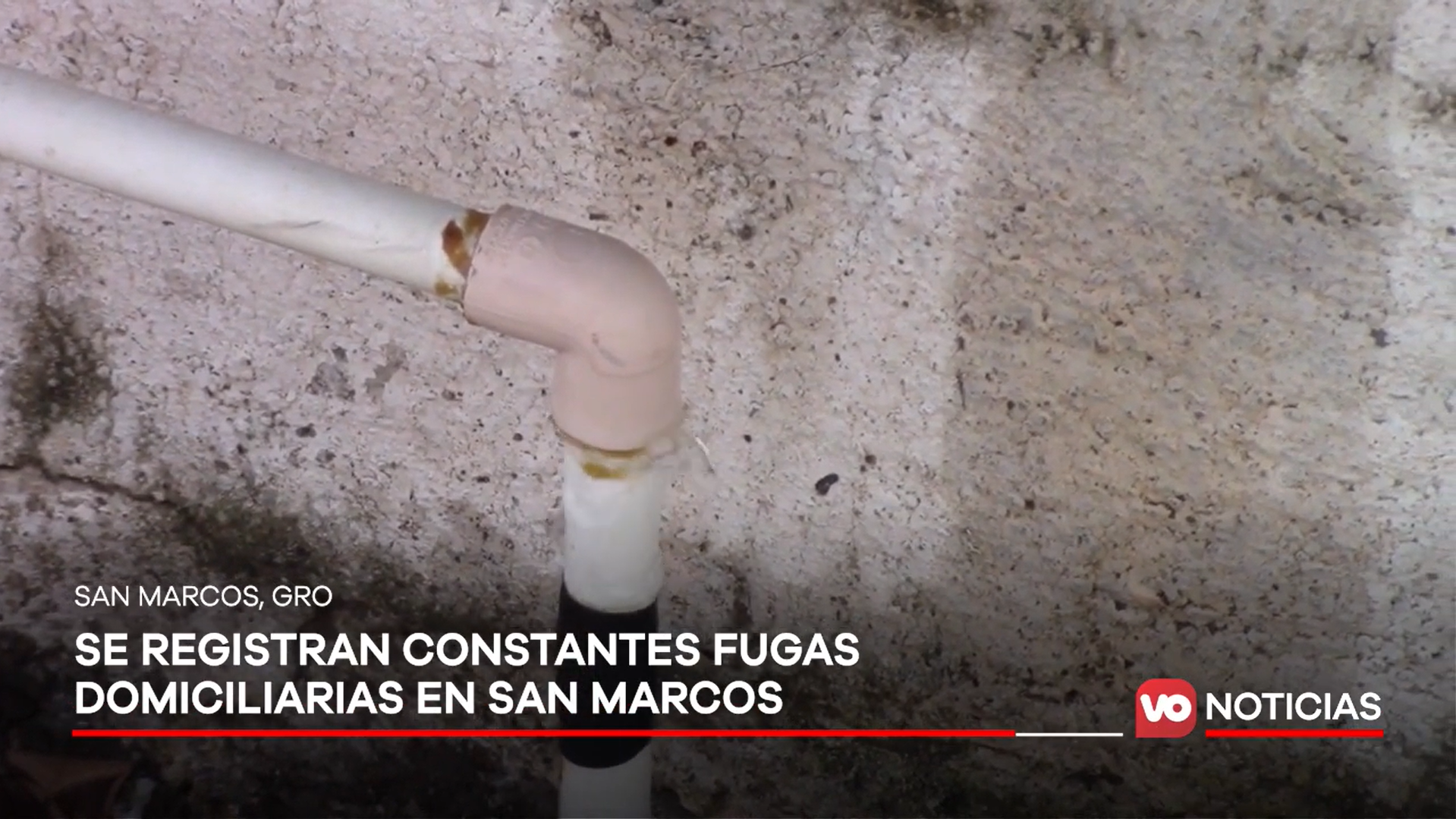 VIDEO: Se registran constantes fugas domiciliarias en San Marcos; autoridad pide repararlas