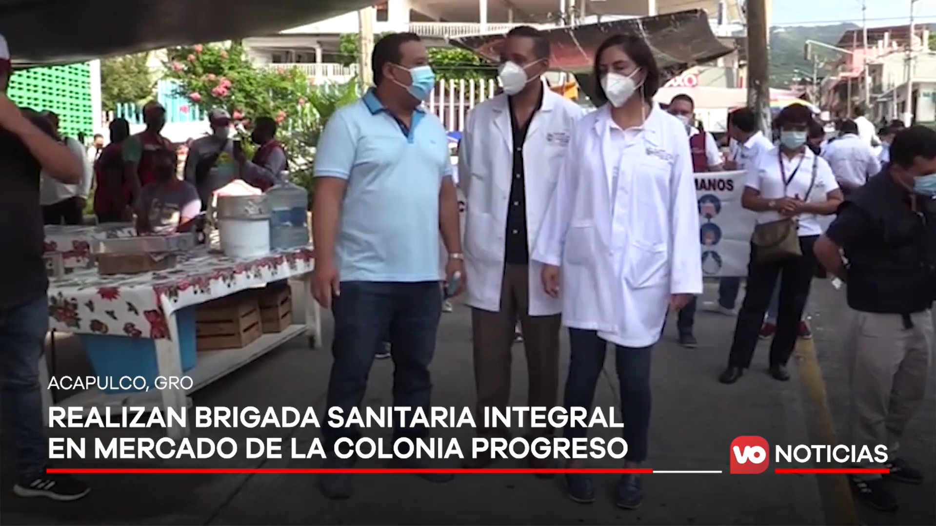 VIDEO: Realizan brigada sanitaria integral en mercado de la Colonia Progreso