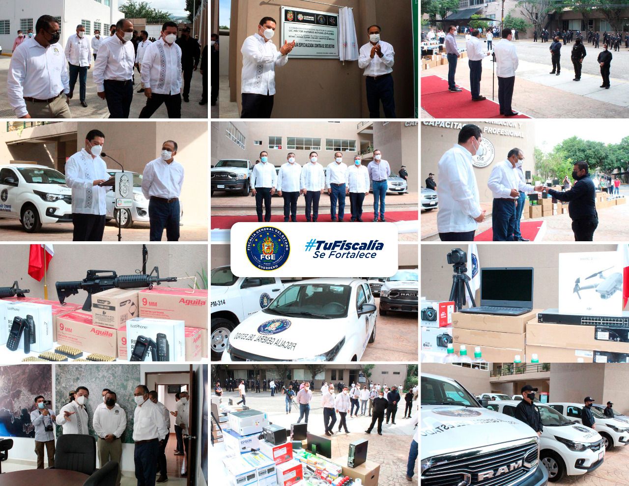 Inauguran edificio de la Fiscalía Especializada contra el Secuestro y entregan diverso equipamiento