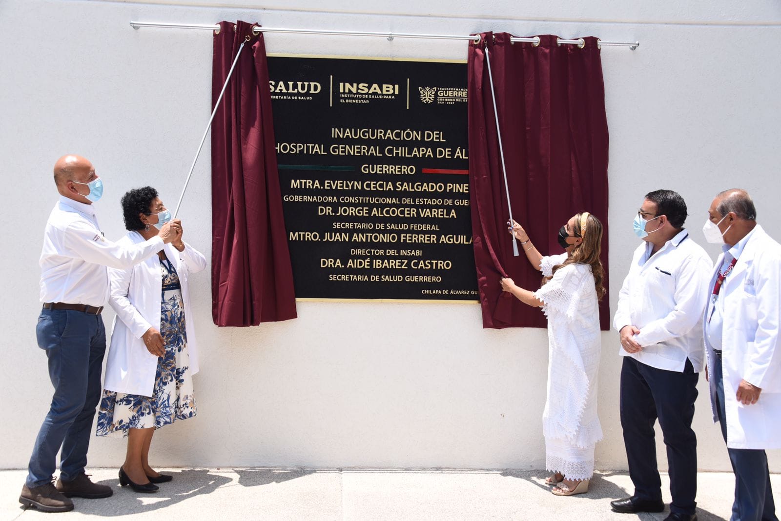 Gobernadora Evelyn Salgado inaugura el Hospital General de Chilapa