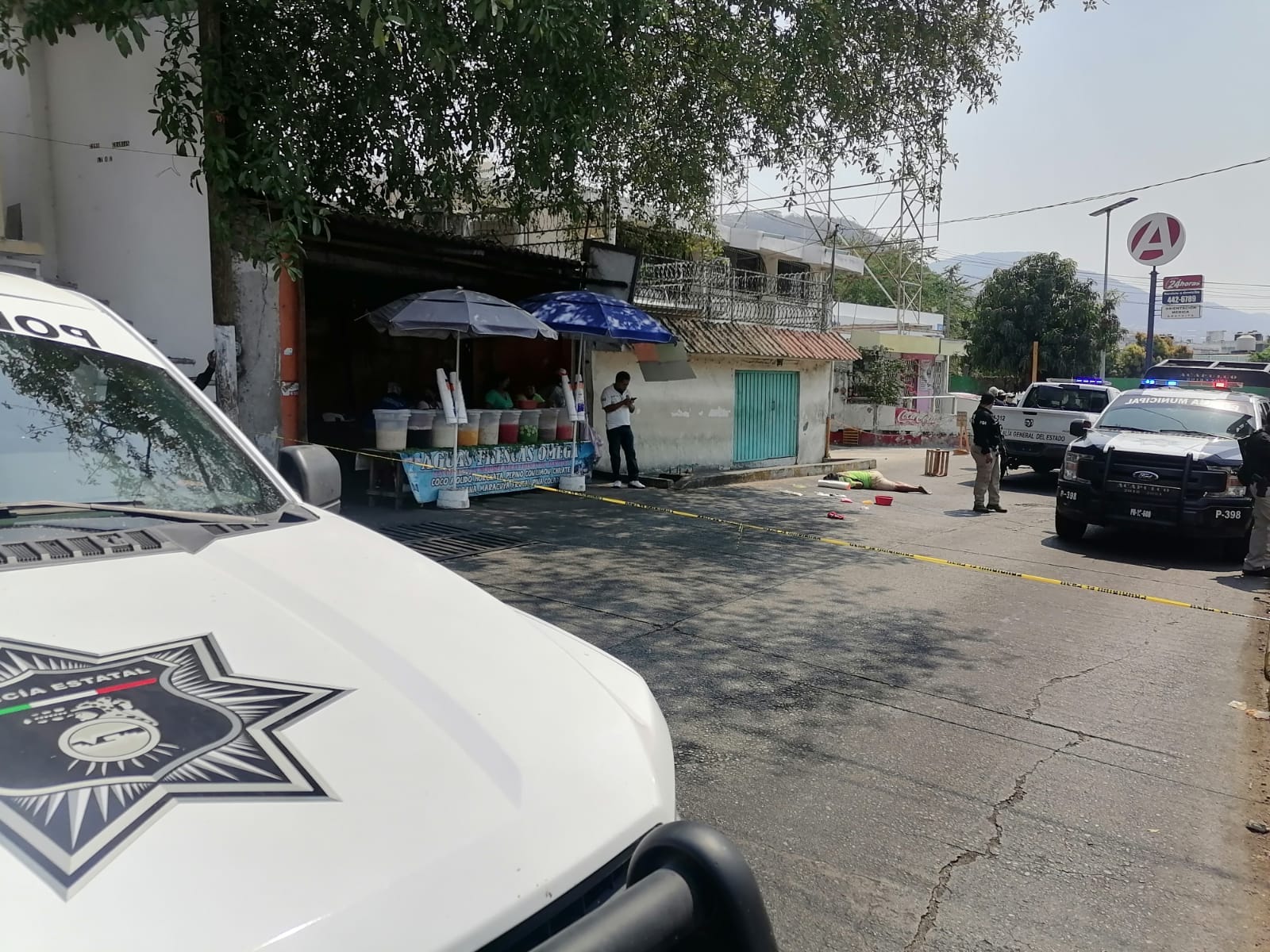 En Acapulco, matan a balazos a vendedor de aguas frescas