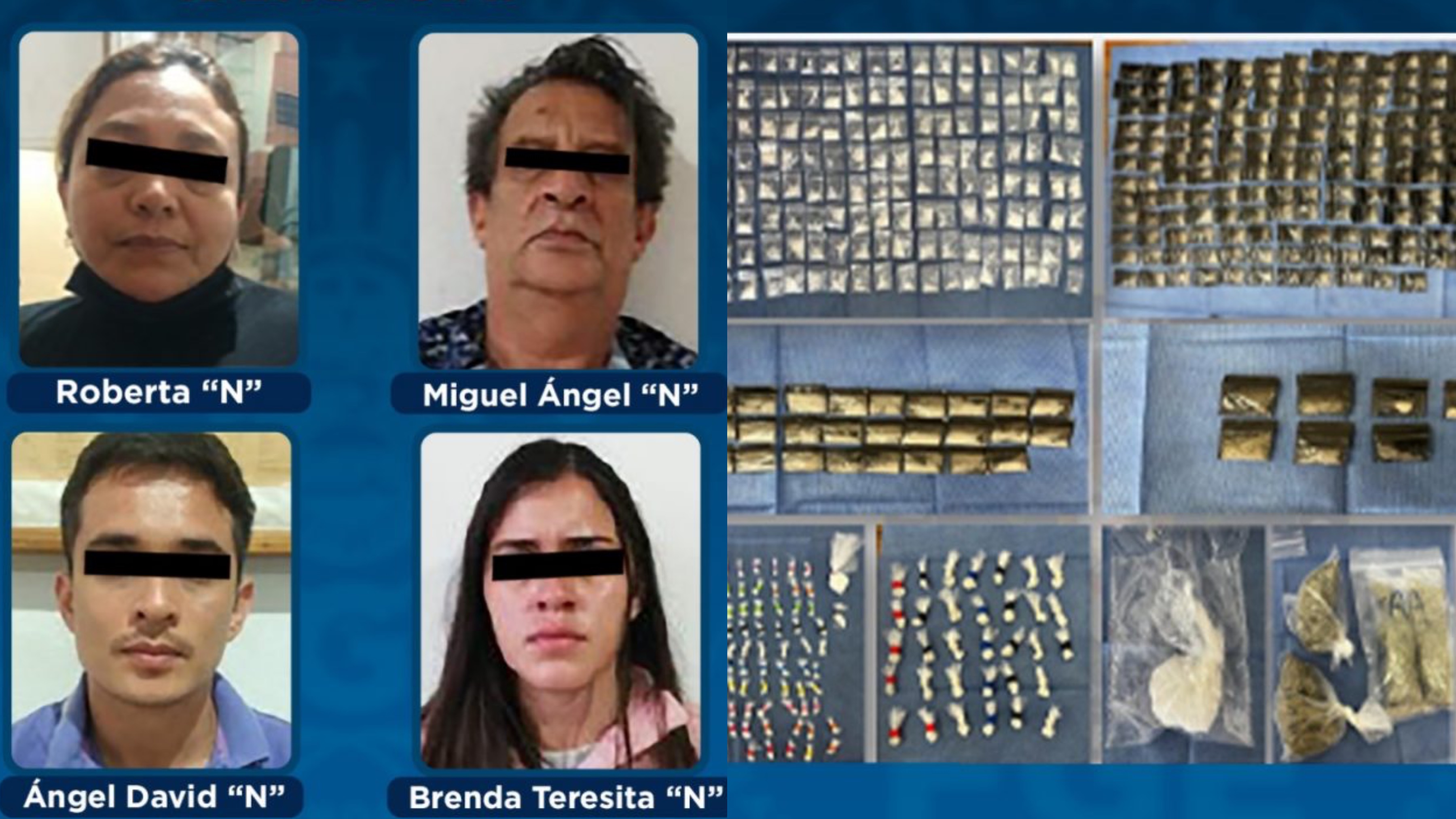 FGE, SEDENA y SEMAR logran desarticular banda de narcomenudeo vinculada a “Los Tlacos”￼