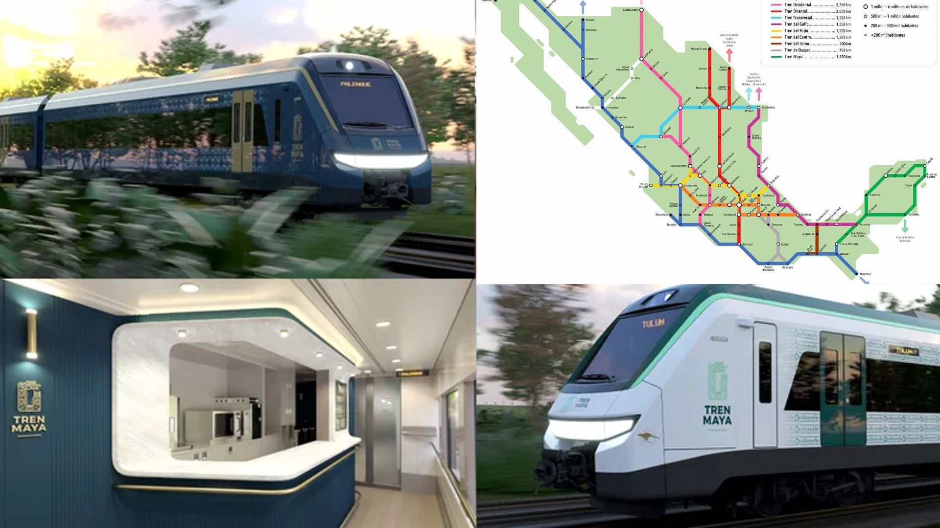 Presentan iniciativa para crear línea de trenes; conectaría a Acapulco con Los Cabos y Tapachula