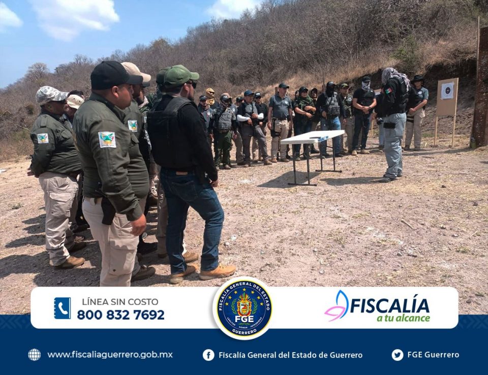 FGE capacita a aspirantes de cuatro entidades federativas en armamento, tiro policial, conducción de vehículos y radio comunicación