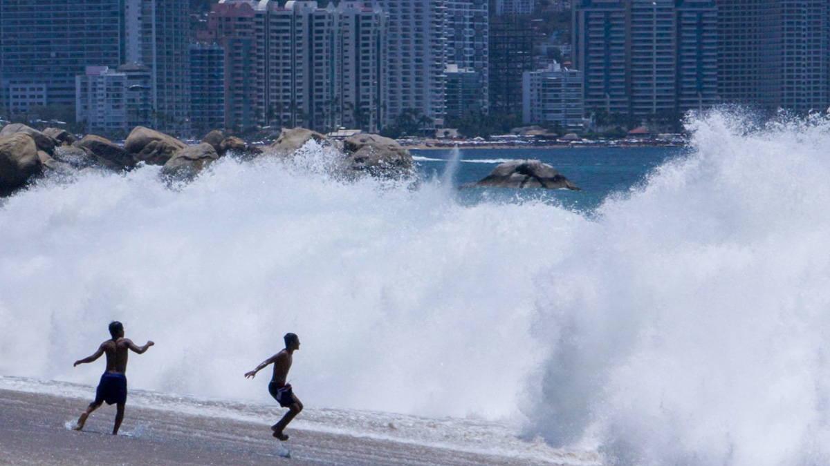 Alerta nuevamente para Guerrero por mar de fondo