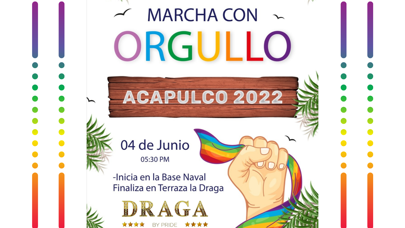 Marcha con Orgullo 2022, una marcha para promover la diversidad sexual en Acapulco