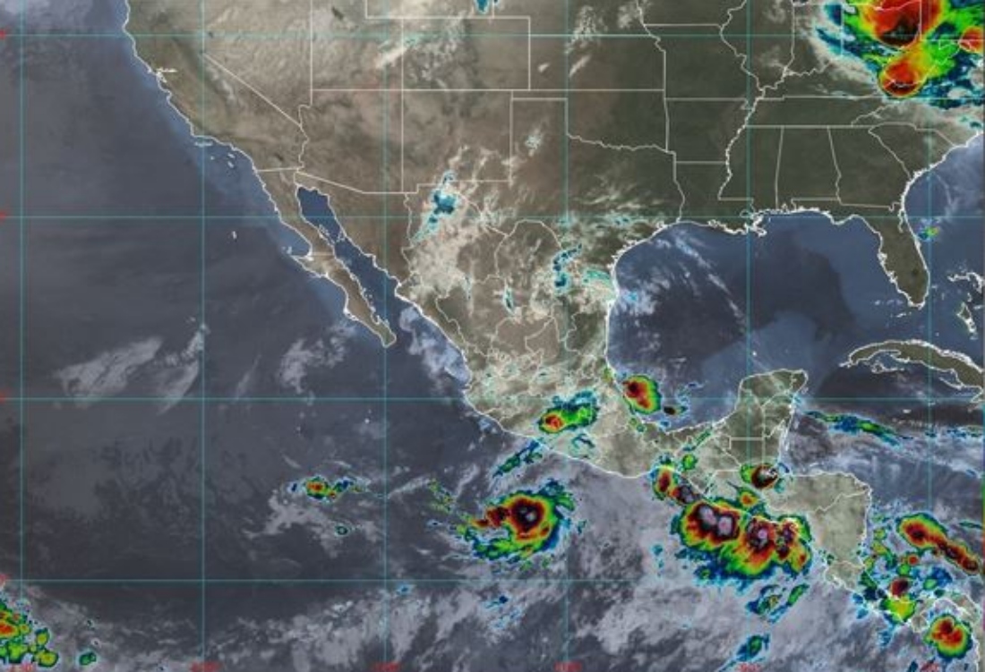 Se forma depresión tropical Dos-E al suroeste de Acapulco