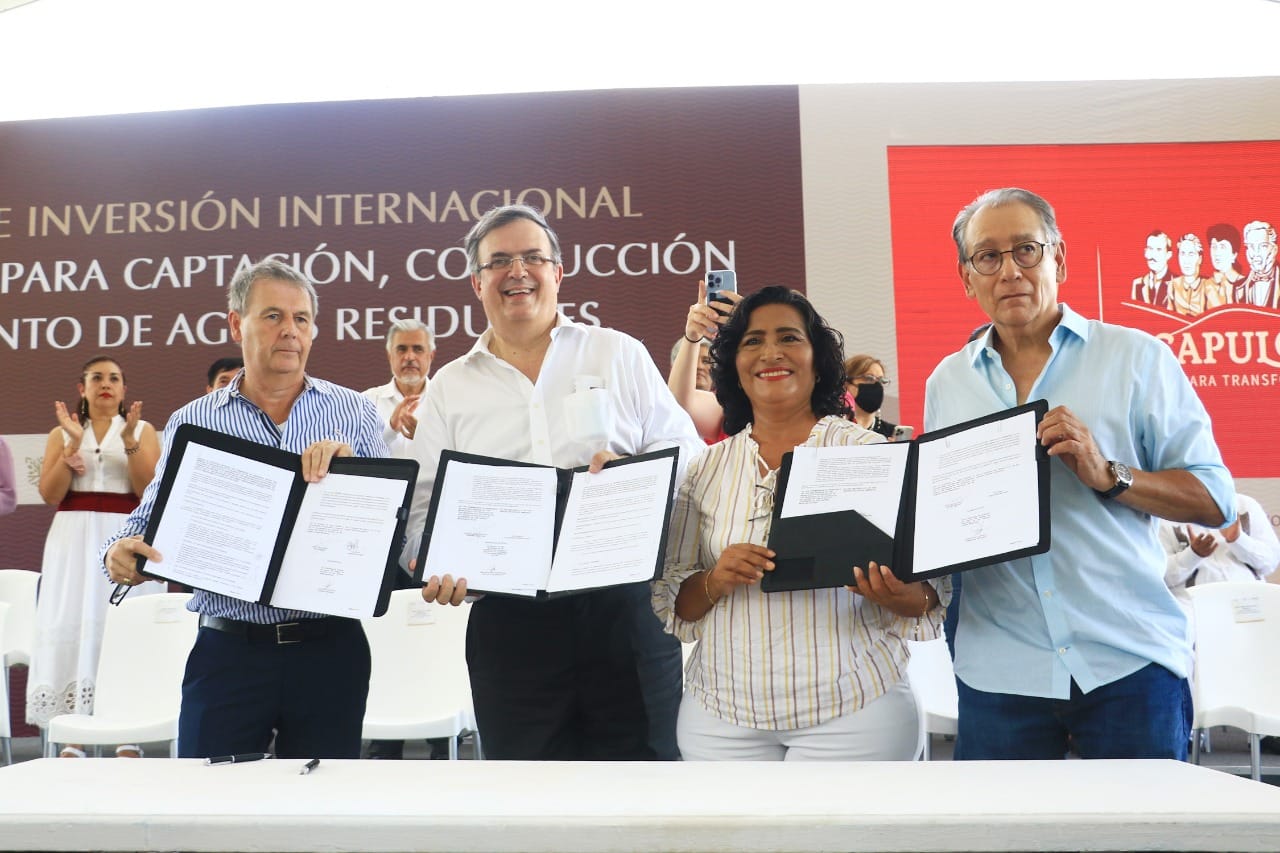 Presenta Abelina López y Marcelo Ebrard proyecto de inversión para Acapulco