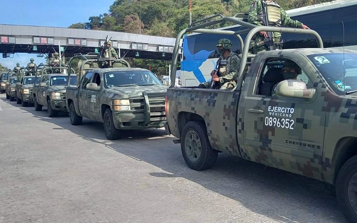 Llegan 210 soldados a Acapulco para reforzar la seguridad en el puerto
