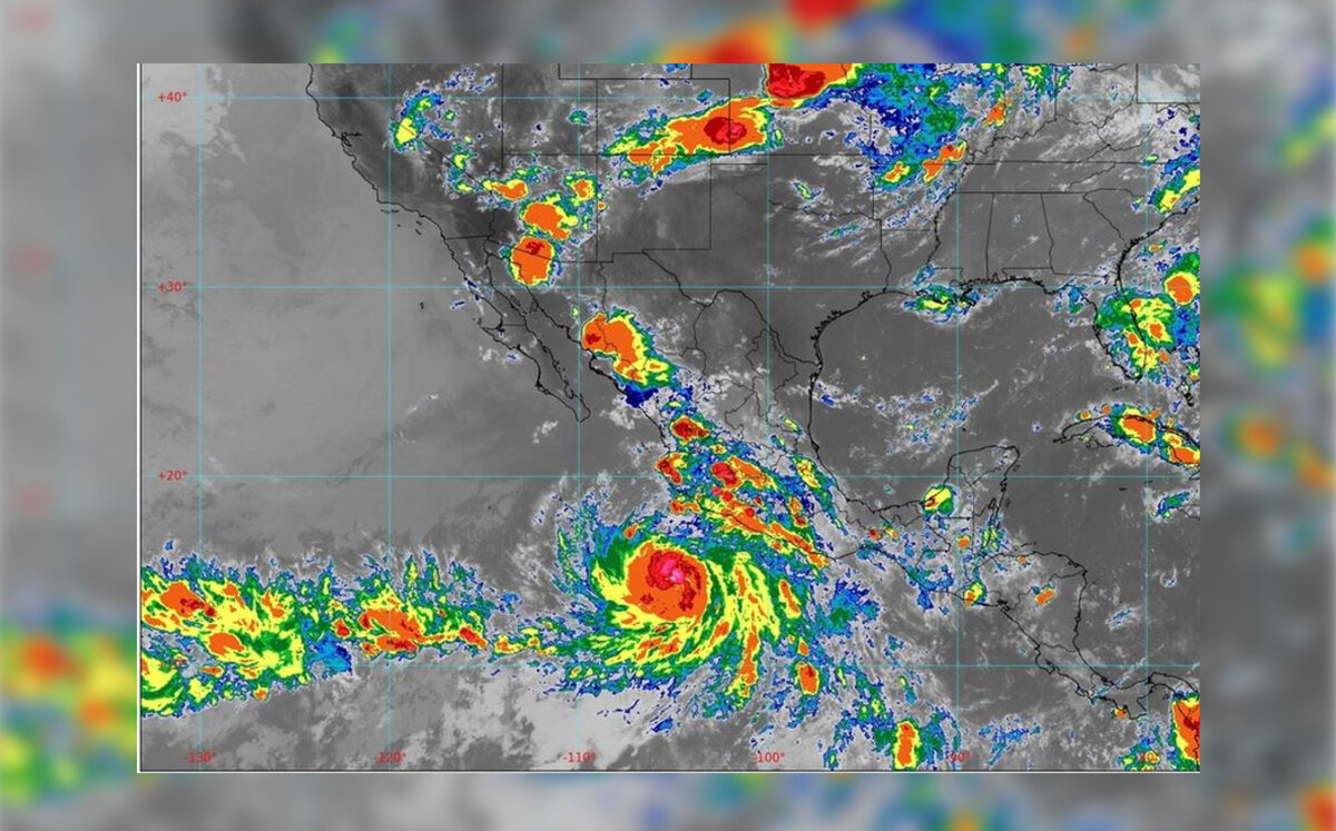 «Estelle» y canal de baja presión podrían ocasionar lluvias muy fuertes para Guerrero