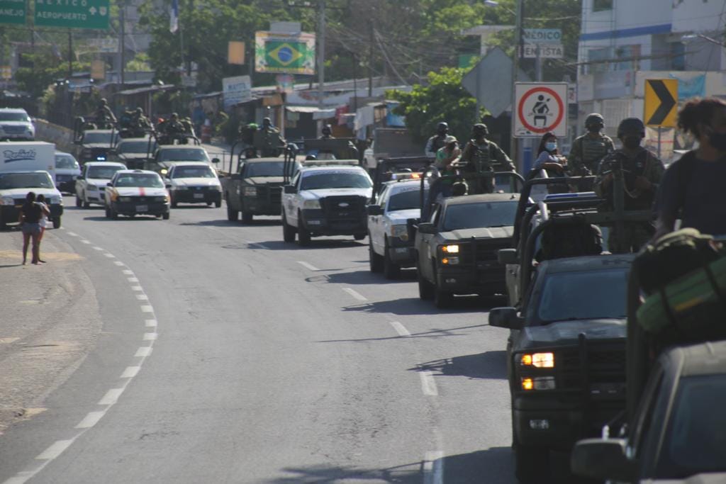 Llegan 360 elementos de la SEDENA al puerto de Acapulco para reforzar seguridad