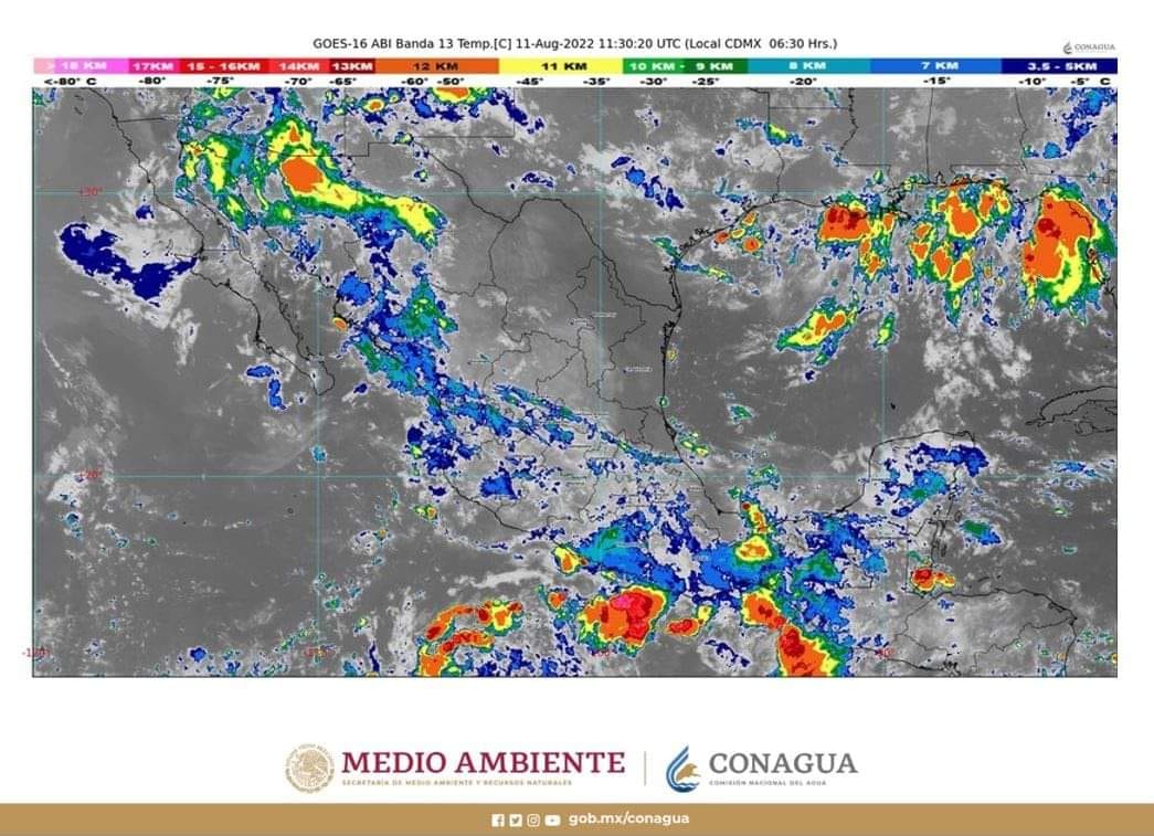 Pronostican lluvias intensas en Guerrero por zona de baja presión con potencial ciclónico