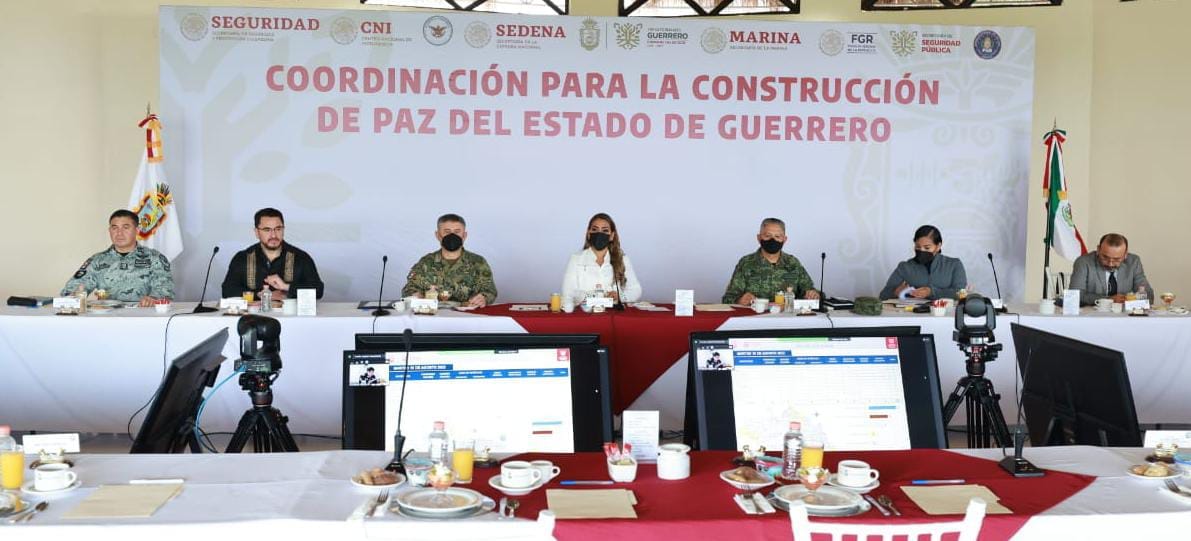 Realizan la Mesa de Coordinación para la Construcción de la Paz en Guerrero