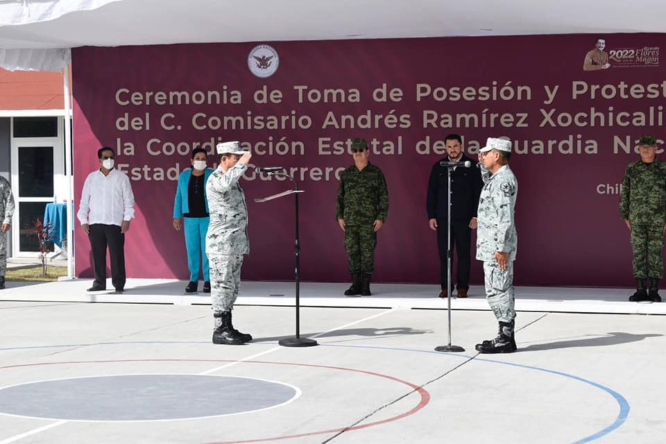 Toma protesta el nuevo coordinador estatal de la Guardia Nacional en Guerrero
