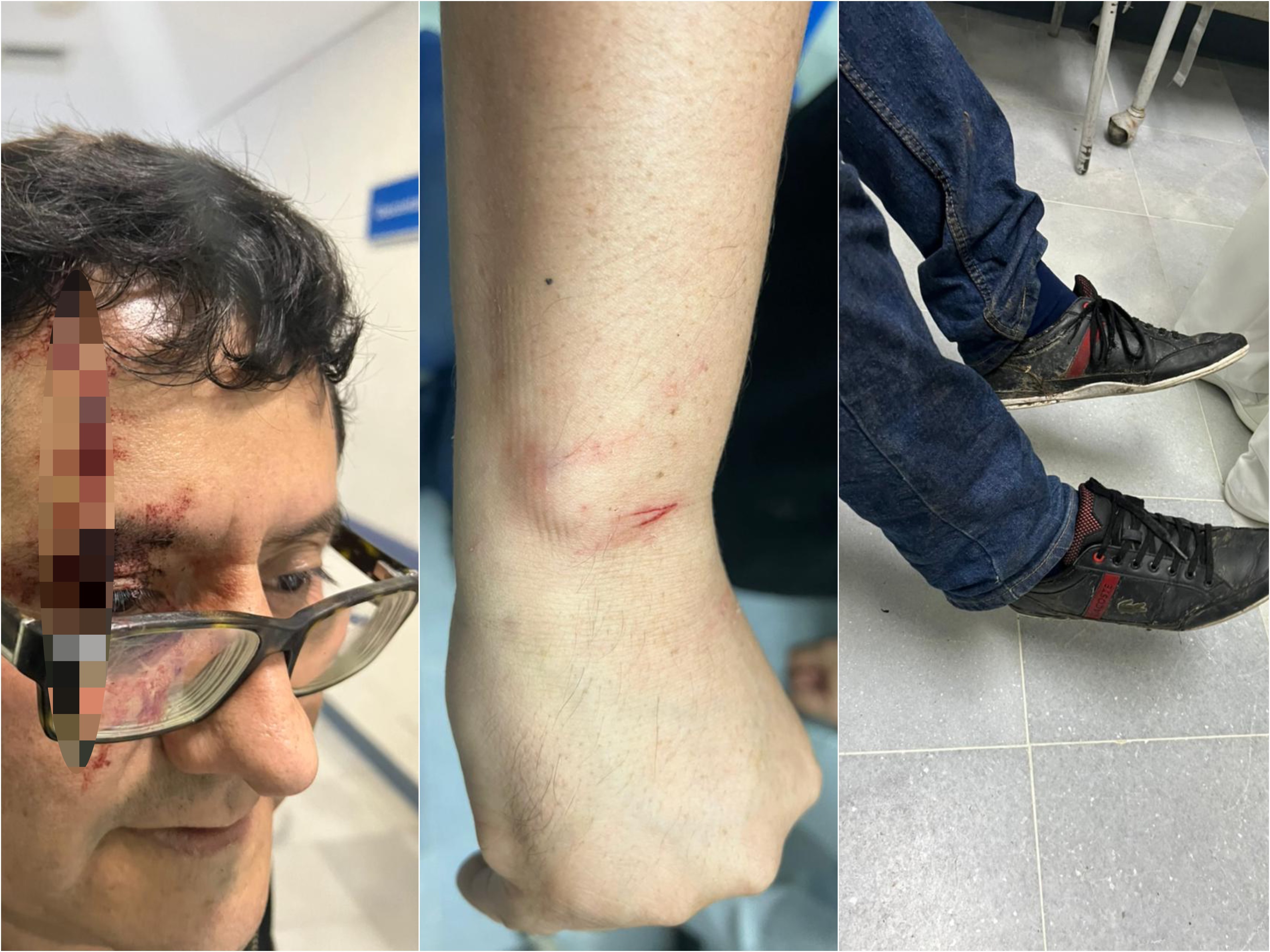 Maestros de la CETEG golpean al secretario particular de la SEG, Alejandro Mendoza Pastrana