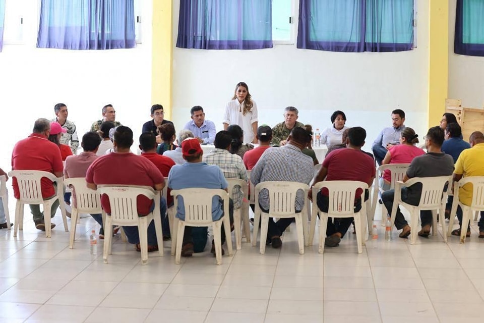 Acude Gobernadora de Guerrero a reiterar su apoyo y respaldo a los deudos de las víctimas de San Miguel Totolapan