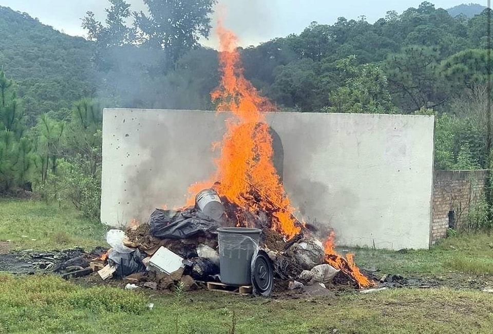 Incinera la FGR más de 400 kilogramos de narcóticos en Chilpancingo