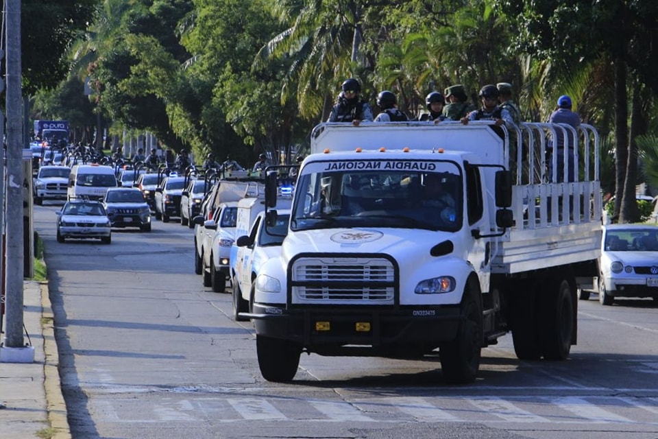 Llegan 500 efectivos de la Guardia Nacional para reforzar la seguridad en Acapulco