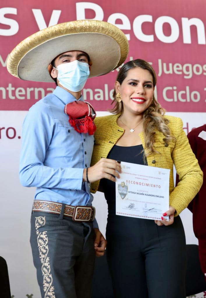 Evelyn Salgado entrega estímulos y reconocimientos a 63 deportistas de los Juegos Nacionales CONADE y Populares 2022
