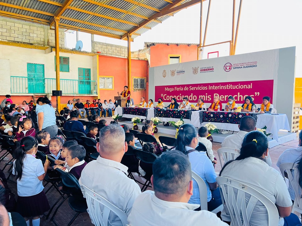 Organiza SIPINNA Guerrero Mega Feria de Servicios e Información para niñas, niños y adolescentes de La Montaña
