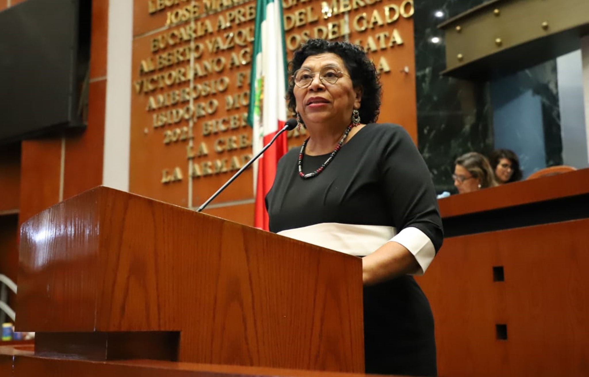 Comparece ante el Pleno del Congreso de Guerrero la titular de la Secretaría de Salud
