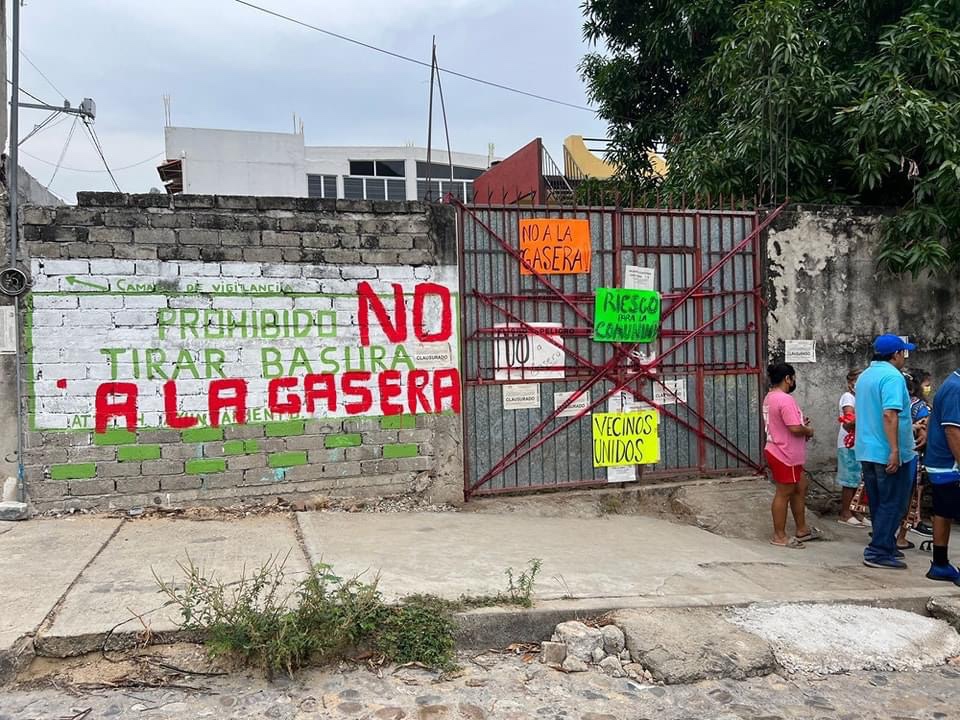 Protestan vecinos de la colonia Morelos de Acapulco por instalación de gasera