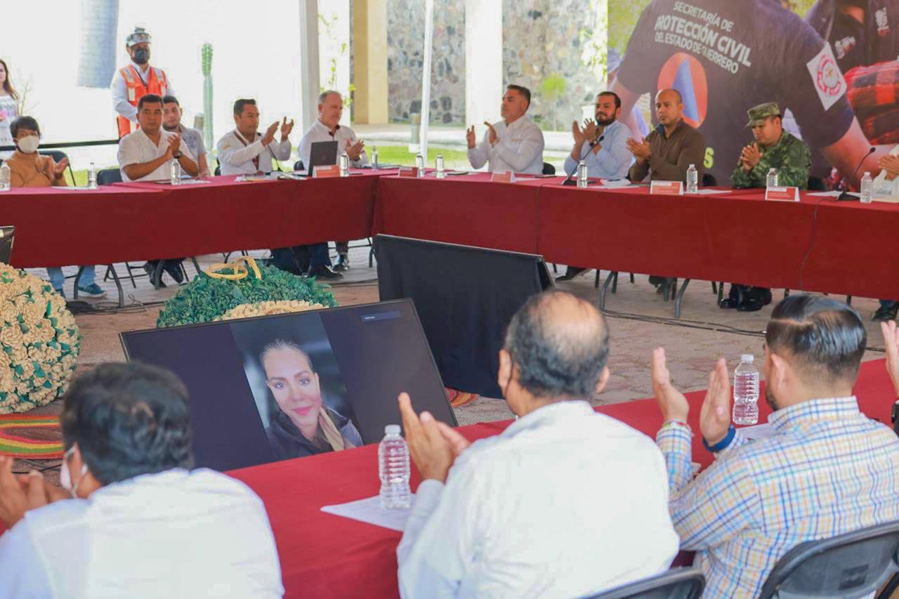 Encabeza Evelyn Salgado sesión del Consejo Estatal de Protección Civil por Fin de Temporada de Lluvias y Ciclones Tropicales 2022