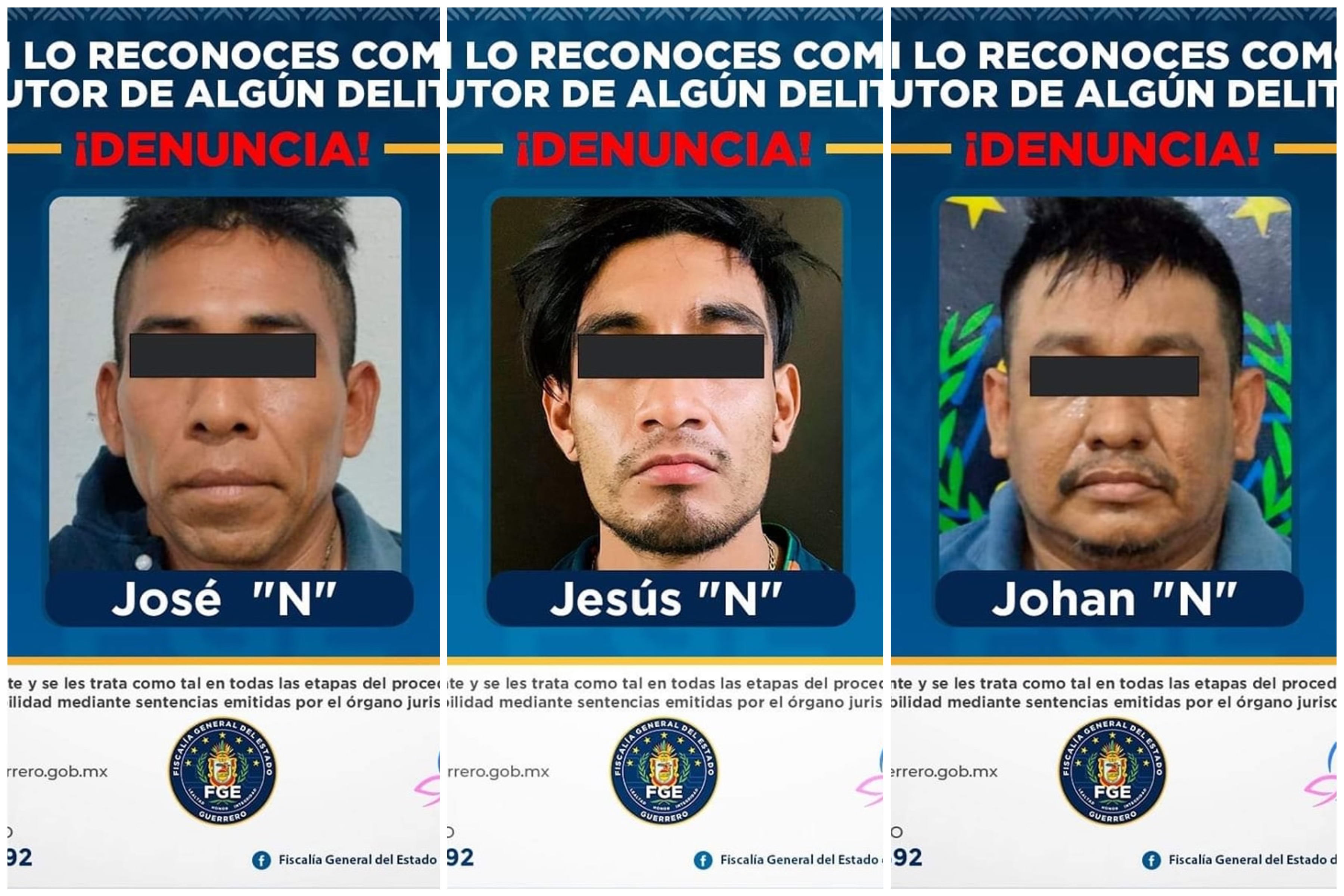 FGE detiene a 4 personas por robo a tienda de autoservicio, en Acapulco de Juárez