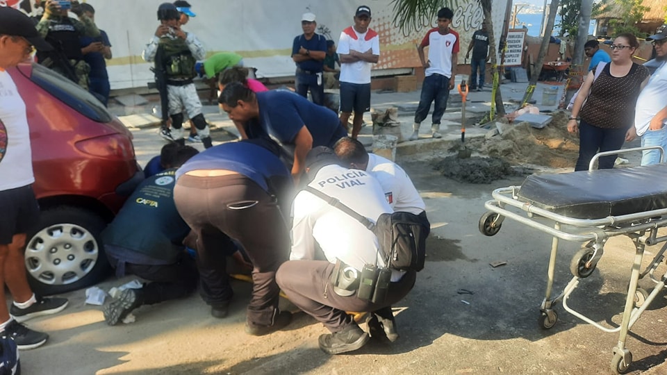 Atropellan a una mujer en la zona de Condesa en Acapulco; el responsable se dio a la fuga