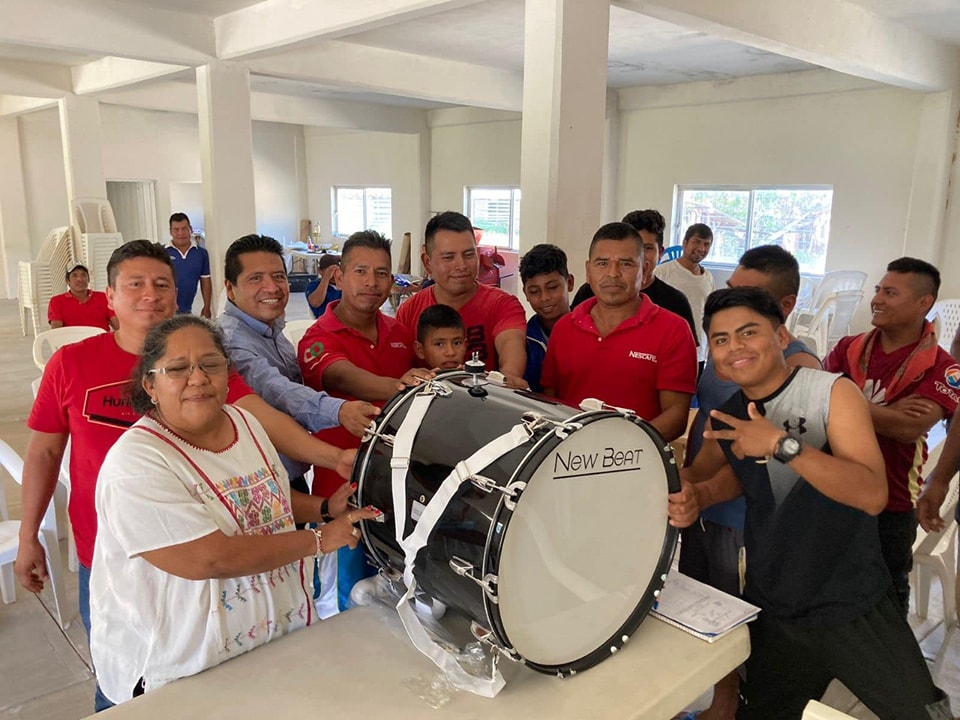 La SEDEPIA entregó instrumentos a bandas de música de viento de 17 municipios de Guerrero