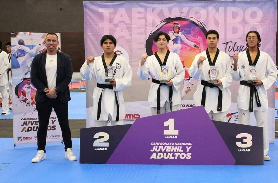 Giancarlo Escamilla Nogueda, logra Medalla de Bronce para Guerrero, Tercer Lugar Nacional en Taekwondo
