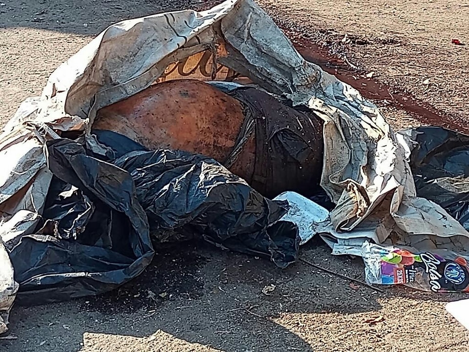 Dejan el cuerpo desmembrado de un hombre en el poblado de La Sabana en Acapulco