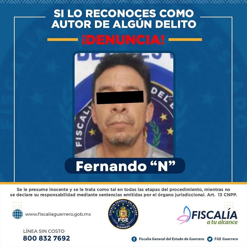 FGE Guerrero logro la detención de dos presuntos homicidas, en Zumpango del Río