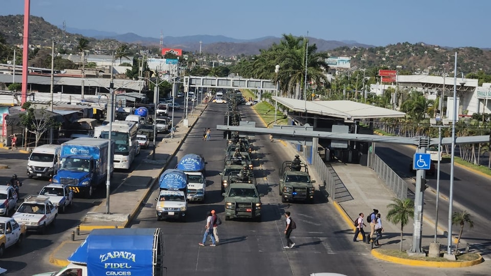 Llegan 200 efectivos de Fuerzas Especiales del Ejército a Acapulco