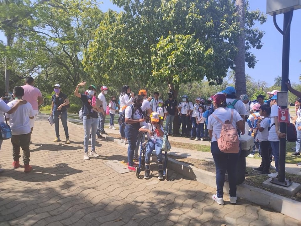 Niñas y niños del CRIT realizaron una visita guiada al Parque Papagayo, dentro de las acciones para el desarrollo de las infancias.