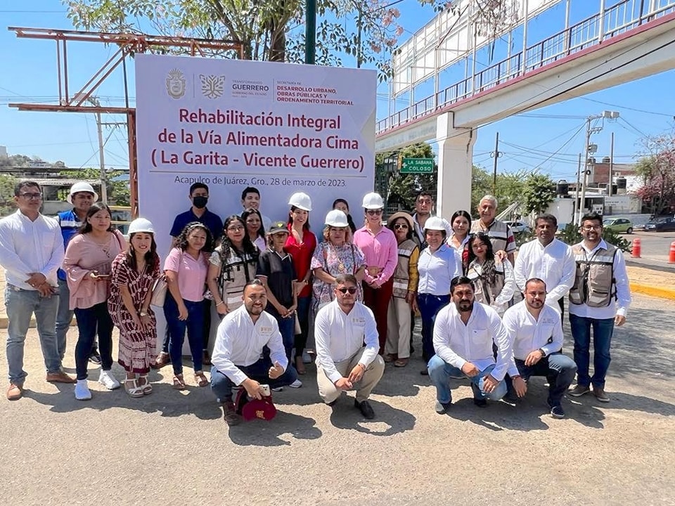 Gobierno del Estado inicia rehabilitación integral de la vía alimentadora Cima en Acapulco