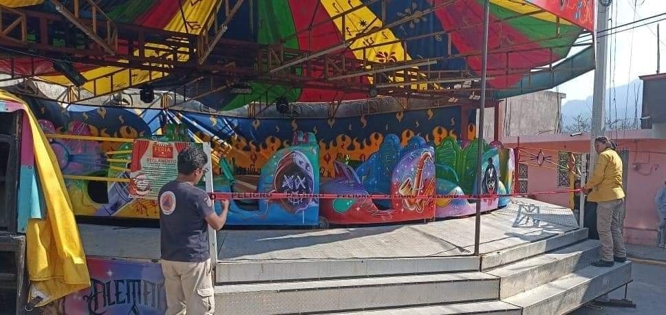 Una menor murió al salirse de un juego mecánico, en el poblado de Mazatlán, perteneciente al municipio de Chilpancingo.