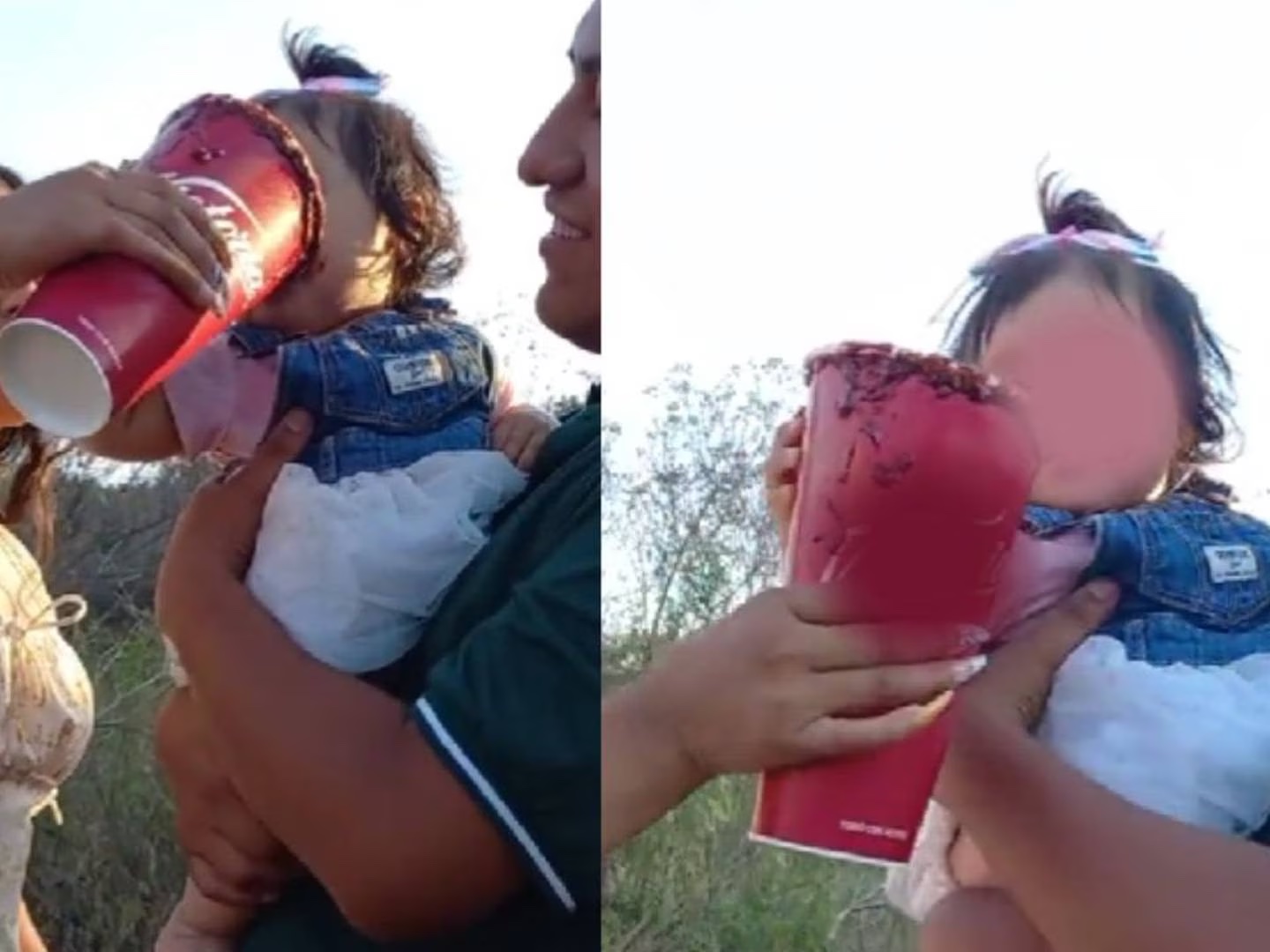 Adultos le dan michelada a una bebé y se vuelve viral en internet