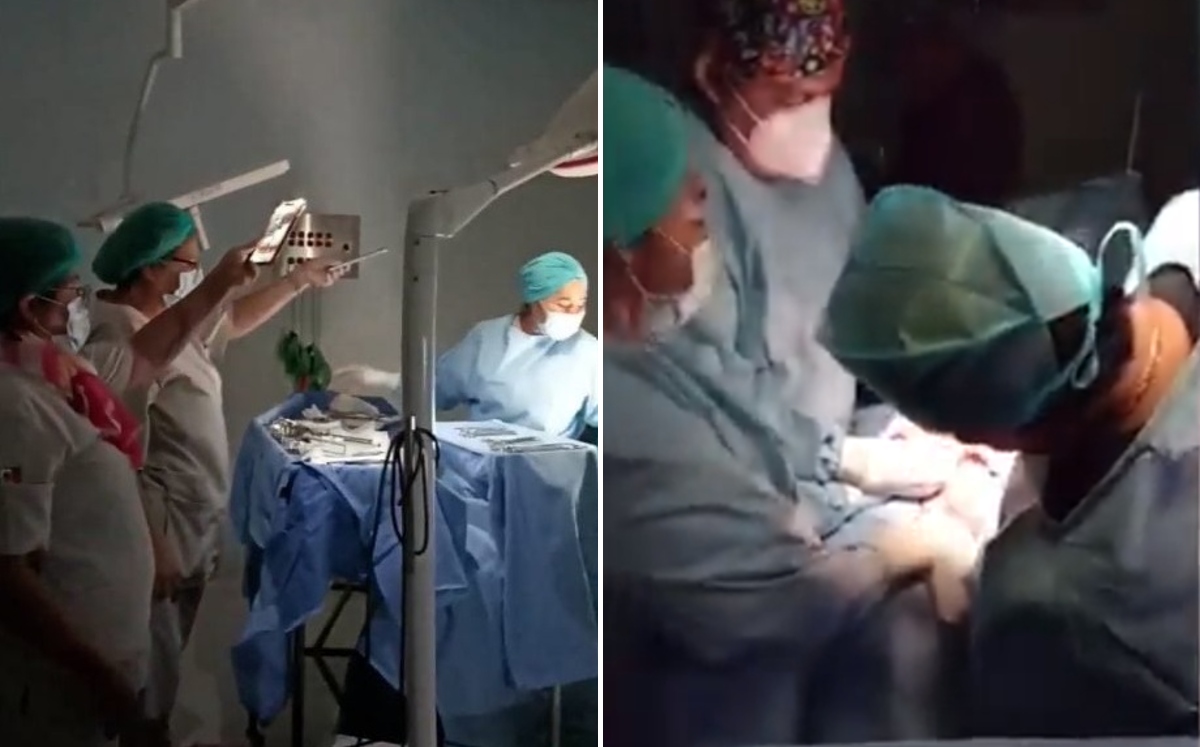 Médicos del ISSSTE en Acapulco realizan cirugía con luz de celulares; hubo un apagón