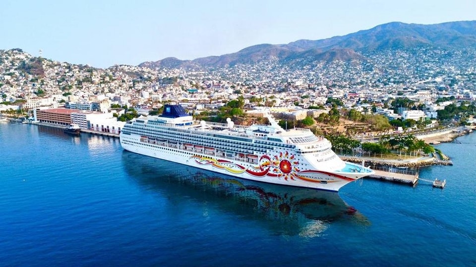 Arriba a Acapulco el Norwegian Sun, último crucero de la temporada