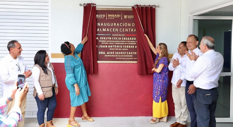 Inaugura gobernadora de Guerrero nuevo Almacén Central de la Secretaría de Salud con inversión de 72 MDP