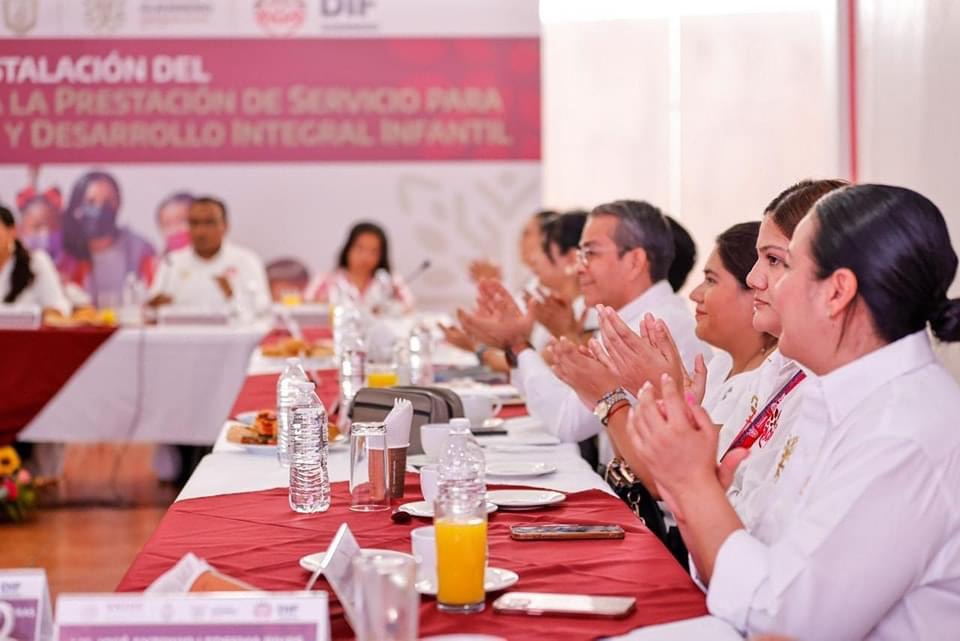 Instalan en Guerrero con apoyo del DIF nacional el Consejo Estatal para la Prestación del Servicio de Atención, Cuidado y Desarrollo Integral Infantil del estado