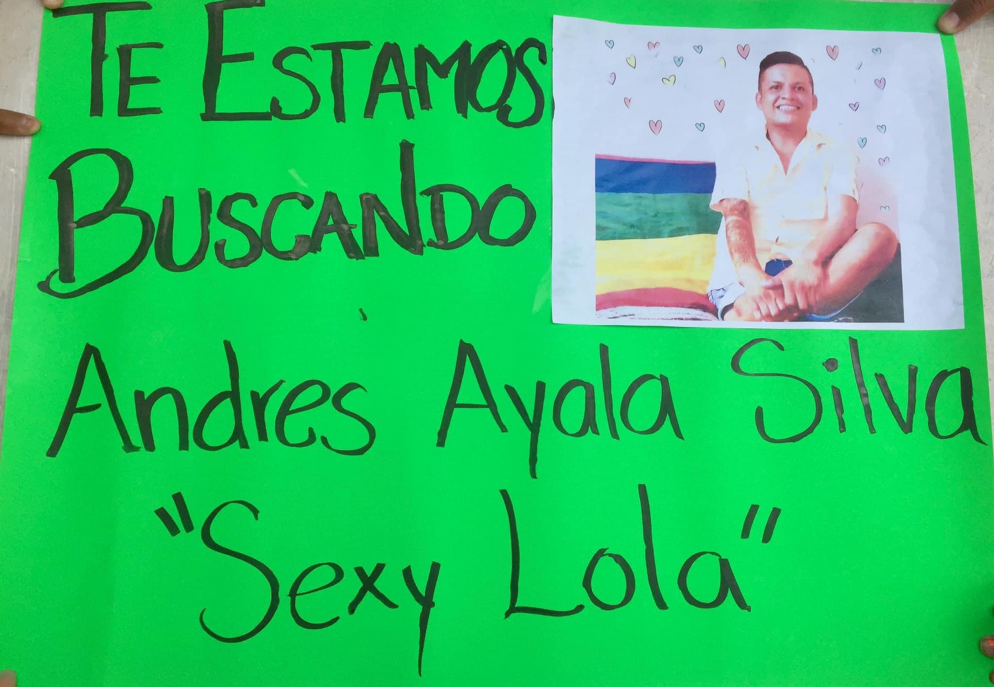 Andrés Ayala Silva, conocido como «La Sexi Lola», cumplirá pronto un año desaparecido
