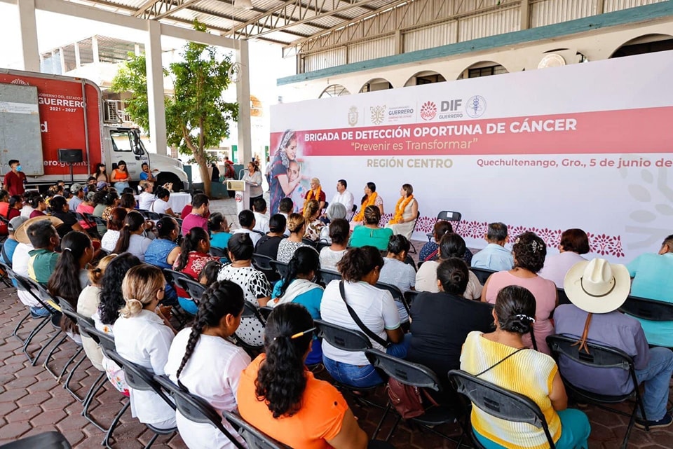 DIF Guerrero y el IECAN, arrancan jornada para la detección del cáncer en la región Centro