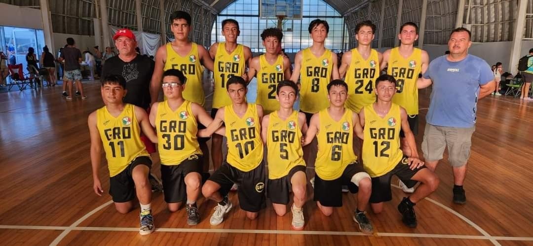 Guerrero logra dos primeros lugares en la Olimpiada Federada de Basquetbol