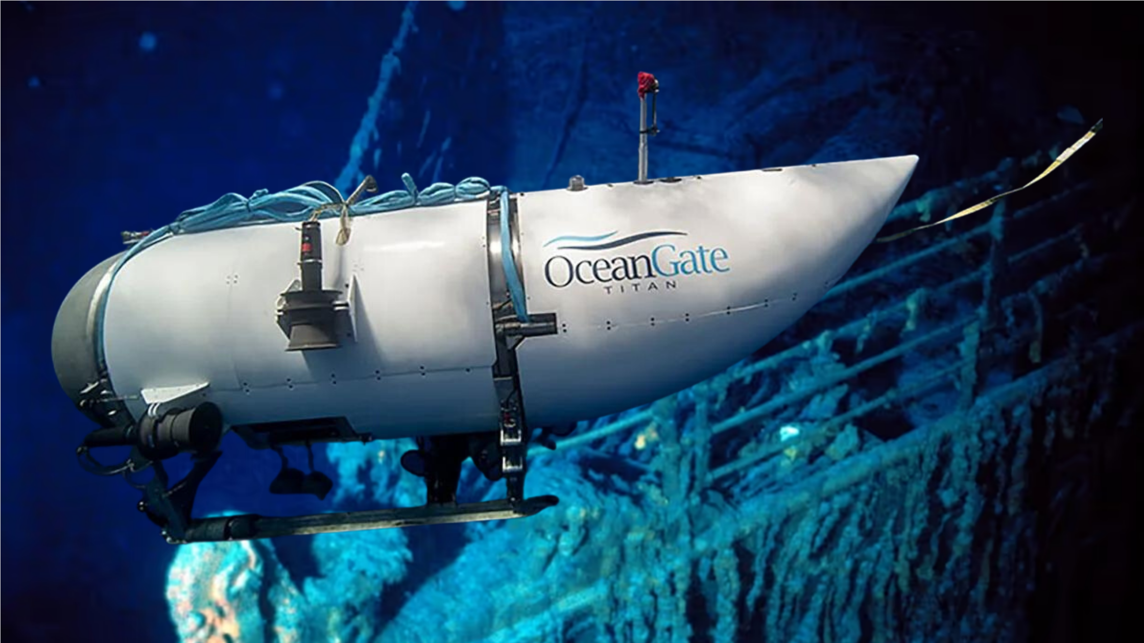 Así es Titán, el submarino desaparecido en expedición en los restos del Titanic