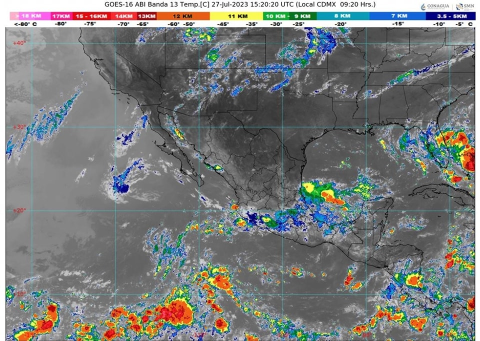 Advierten sobre lluvias en Acapulco y monitoreo de posible ciclón tropical