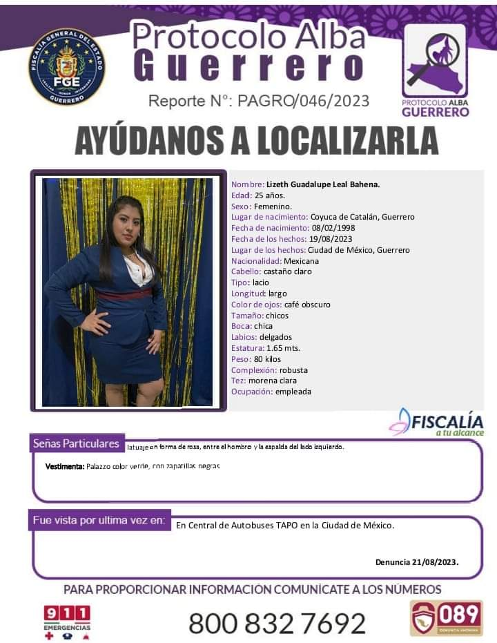 Desaparece joven madre en Ciudad de México junto a su hija de tres años