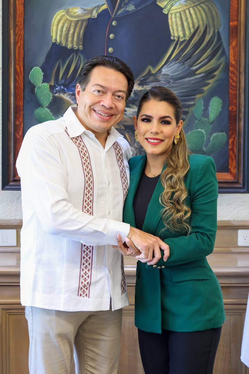 Presidente nacional de Morena respalda a gobernadora Evelyn Salgado por su labor en Guerrero