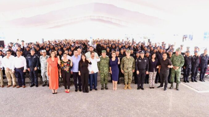 Gobernadora clausura Curso de Formación Inicial para nuevos policías estatales